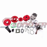 STONEDER 44mm Big Bore Kit Cylinder Assy For 2 Stroke 47cc 49cc Engine Chinese Mini Dirt ATV Quad 4 Wheeler Minimoto Pocket Bike