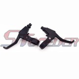 STONEDER 7/8'' 22mm Alloy Minimoto Black Right Left Handle Brake Lever For 43cc 47cc 49cc 2 Stroke Chinese Mini Kids Pocket Dirt Bike