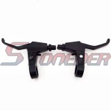STONEDER 7/8'' 22mm Alloy Minimoto Black Right Left Handle Brake Lever For 43cc 47cc 49cc 2 Stroke Chinese Mini Kids Pocket Dirt Bike