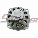 STONEDER Sliver 25H 6 Tooth Clutch Drum Gear Box For 2 Stroke 47cc 49cc Pocket Bike Mini Kids Quad ATV Buggy Go Kart