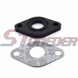 STONEDER 2sets Intake Manifold Inlet Pipe Gasket For Chinese GY6 50cc Moped Scooter