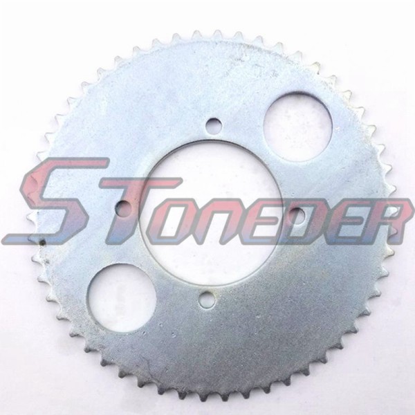 STONEDER 54mm T8F 54 Tooth Steel Rear Chain Sprocket For 47cc 49cc Chinese Pocket Bike Mini Moto Goped Scooter Kids ATV Quad