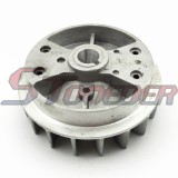 STONEDER Recoil Pull Starter Flywheel For 2 Stroke 47cc 49cc Pocket Bike Chinese Kids Dirt ATV Quad Crosser Minimoto