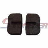 STONEDER 2sets Disc Brake Rotor Caliper Pads Shoe For 2 Stroke 47cc 49cc Gas Minimoto Pocket Bike Scooter Mini Dirt