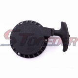 STONEDER Black Aluminum Easy Pull Start Recoil Starter For 2 Stroke 47cc 49cc Pocket Bike Mini Moto Dirt Kids ATV Quad Crosser