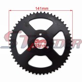 STONEDER 26mm T8F 54 Tooth  Rear Chain Sprocket For 2 Stroke 47cc 49cc Chinese Pocket Bike Goped Scooter Mini Moto ATV Quad 4 Wheeler