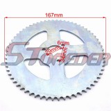 STONEDER 29mm T8F 64 Tooth Steel Rear Chain Sprocket For 2 Stroke 47cc 49cc Chinese Pocket Bike Goped Scooter Mini Moto Kids ATV Quad 4 Wheeler