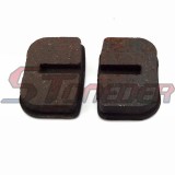 STONEDER 2sets Disc Brake Rotor Caliper Pads Shoe For 2 Stroke 47cc 49cc Gas Minimoto Pocket Bike Scooter Mini Dirt