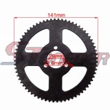 STONEDER 29mm 25H 68 Tooth Steel Rear Chain Sprocket For 47cc 49cc Chinese Pocket Bike Goped Scooter Mini ATV Quad 4 Wheeler