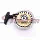 STONEDER Silver Aluminum Easy Pull Start Recoil Starter For 2 Stroke 47cc 49cc Pocket Bike Mini Moto Dirt Kids ATV Quad 4 Wheeler