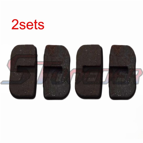 STONEDER 2sets Disc Brake Rotor Caliper Pads Shoe For 2 Stroke 47cc 49cc Gas Minimoto Pocket Bike Scooter Mini Dirt