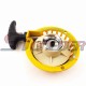 STONEDER Yellow Aluminum Pull Start Recoil Starter For 2 Stroke 47cc 49cc Pocket Bike Mini Moto Dirt Kids ATV Quad