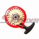 STONEDER Red Aluminum Pull Start Recoil Starter For 2 Stroke 47cc 49cc Pocket Bike Mini Moto Dirt Kids ATV Quad 4 Wheeler