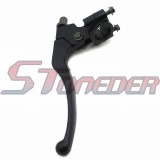 STONEDER Alloy Black 7/8'' 22mm Left Handle Clutch Lever Perch For CR80 CR85 CR125 CR 250 Dirt Pit Motor Bike Motocycle