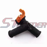 STONEDER 7/8'' 22mm Twist Throttle Handle Grip For 2 Stroke 43cc 47cc 49cc Pocket Bike Mini Dirt Scooter ATV Quad  4 Wheeler Crosser
