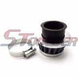 STONEDER 35mm Chromed Air Filter For 50cc 70cc 90cc 110cc Pit Dirt Motor Bike Motorcycle ATV Quad 4 Wheeler