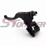STONEDER Alloy Black 7/8'' 22mm Left Handle Clutch Lever Perch For CR80 CR85 CR125 CR 250 Dirt Pit Motor Bike Motocycle