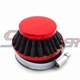 STONEDER Red Racing 60mm Air Filter For Gas Motorized Bicycle Push Mini Moto Pocket Bike ATV Quad 4 Wheeler Motorcycle