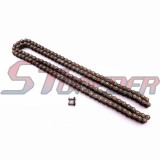STONEDER 25H Sprocket Chain With Spare Master Link For 2 Stroke 47cc 49cc Chinese Mini Dirt Kids ATV Quad Minimoto Pocket Bike