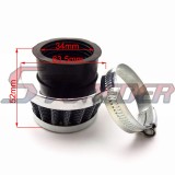 STONEDER 35mm Chromed Air Filter For 50cc 70cc 90cc 110cc Pit Dirt Motor Bike Motorcycle ATV Quad 4 Wheeler