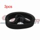 STONEDER 3pcs Drive Transfer Clutch Belt 5M-320-25 For Bladez Moby S X SX 23cc - 40cc Electric Gas Scooter