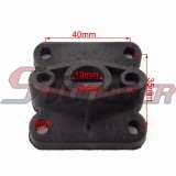 STONEDER Intake Pipe Inlet Manifold For 2 Stroke 47cc 49cc Carburetor Minimoto Pocket Dirt Bike ATV Quad 4 Wheeler