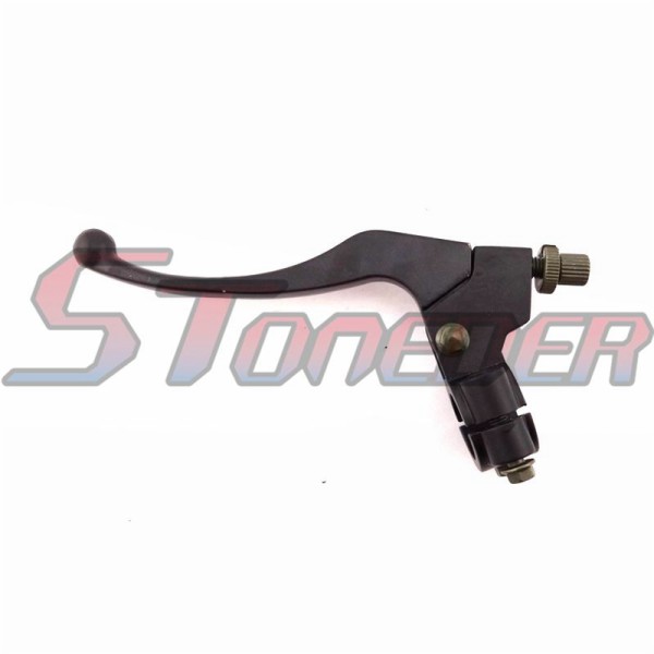 STONEDER Alloy 7/8'' 22mm Left Clutch Lever Handle Perch For Motocross KX60 KX65 KX80 KX85 KX100 KX125 Pit Dirt Motor Bike