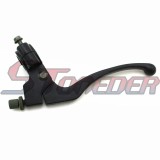 STONEDER Black Alloy 7/8'' 22mm Left Handle Brake Lever Perch Assembly For 47cc 49cc Mini Moto Dirt Bike ATV Quad 97cc Baja Scooter Moped