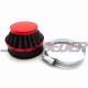 STONEDER Red Racing 60mm Air Filter For Gas Motorized Bicycle Push Mini Moto Pocket Bike ATV Quad 4 Wheeler Motorcycle