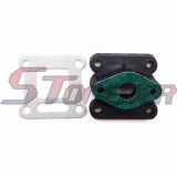 STONEDER Engine Inlet Manifold Intake Pipe Gasket For 2 Stroke 47cc 49cc Mini Moto Quad 4 Wheeler Dirt Bike Pocket Bike Kids ATV