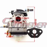 STONEDER Carburetor Carby Gasket Primer Bulb For 2 Stroke Viza Viper Zooma Bladez Goped 23cc 26cc 33cc