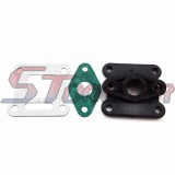 STONEDER Engine Inlet Manifold Intake Pipe Gasket For 2 Stroke 47cc 49cc Mini Moto Quad 4 Wheeler Dirt Bike Pocket Bike Kids ATV
