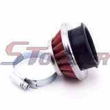 STONEDER 44mm Air Filter For 2 Stroke 47cc 49cc 2 Stroke Engine Carb Kids Quad ATV Mini Moto Dirt Pocket Bike