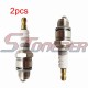 STONEDER 2pcs BM6A Ignition Spark Plug For Chainsaw Brush Cutter Hedge Trimmer 33cc 47cc 49cc Scooter ATV Dirt Pocket Bike Go Kart Minimoto