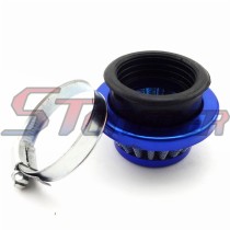 STONEDER Blue Racing 44mm Air Filter For 2 Stroke 47cc 49cc Engine Carb Pocket Dirt Bike Mini Moto Kids ATV Quad 4 Wheeler