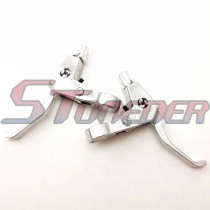 STONEDER 7/8'' Alloy Right Left Handle Brake Levers For 43cc 47cc 49cc 2 Stroke Chinese Mini Kids Pocket Dirt Bike Minimoto