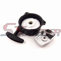 STONEDER Black Recoil Pull Starter Start With Claw Pawl For Tanaka Paverunner Bladez XL Moby 35cc 2 Stroke Gas Scooter TC-355