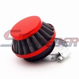 STONEDER Red 44mm Racing Air Filter For 2 Stroke 47cc 49cc Engine Carb Mini Moto Quad ATV Dirt Pocket Bike