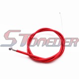STONEDER Red Gas Throttle Cable For 43cc 47cc 49cc Engine Carb Mini Moto Kids ATV Quad Dirt Super Pocket Bike