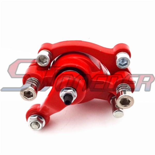 STONEDER Red Steel Mini Moto Disc Brake Caliper For 43cc 47cc 49cc Pocket Bike Kids Dirt Bike Gas Scooter Baby Crosser 4 Wheeler