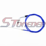 STONEDER Blue 51  1300mm Racing Carburetor Throttle Cable For 2 Stroke 49cc 50cc 60cc 66cc 80cc Motorized Bicycle Push Bike