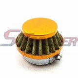 STONEDER Gold 44mm Racing Air Filter For 2 Stroke 47cc 49cc Kids Quad ATV Dirt Pocket Bike Minimoto