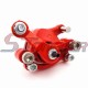 STONEDER Gas Scooter Rear Right Side Disc Brake Caliper For 2 Stroke 43cc 47cc 49cc Engine Mini Moto Pocket Dirt Bike Red Steel