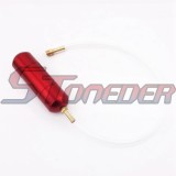 STONEDER Red CNC Alloy Upgrade Boost Power Bottle For 2 Stroke 49cc 50cc 60cc 66cc 80cc Gas Motorized Bicycle Push Bike