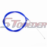 STONEDER Blue Gas Throttle Cable For 2 Stroke 43cc 47cc 49cc Engine Carb Kids ATV Quad Dirt Super Pocket Bike Minimtoto