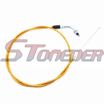 STONEDER 51  1300mm Gold Racing Carburetor Throttle Cable For 2 Stroke 49cc 50cc 60cc 66cc 80cc Motorized Bicycle Push Bike