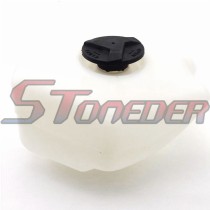 STONEDER White Plastic Petrol Gas Fuel Tank For Chinese 2 Stroke 47cc 49cc Minimoto Kids Mini Moto Pocket Bike