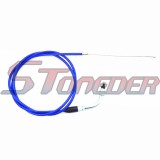 STONEDER Blue 51  1300mm Racing Carburetor Throttle Cable For 2 Stroke 49cc 50cc 60cc 66cc 80cc Motorized Bicycle Push Bike