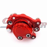 STONEDER Gas Scooter Rear Right Side Disc Brake Caliper For 2 Stroke 43cc 47cc 49cc Engine Mini Moto Pocket Dirt Bike Red Steel