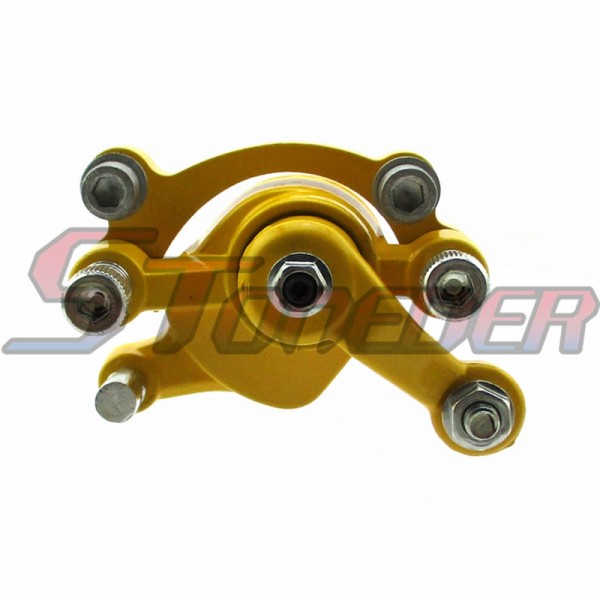 STONEDER Yellow Front Left Side Disc Brake Caliper For Mini Gas Electric Go Kart